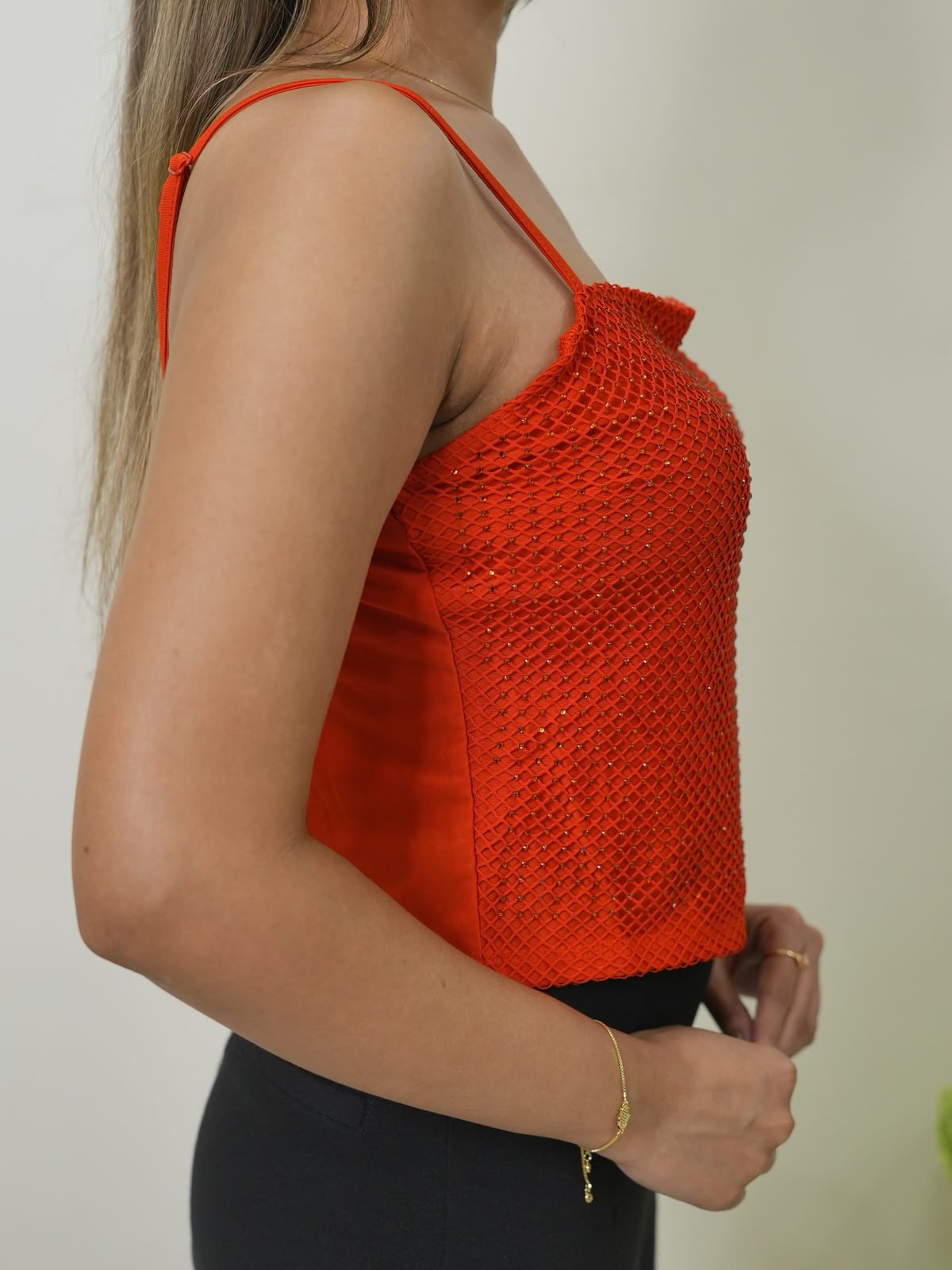 Fiery Mesh Cami Top photo 2