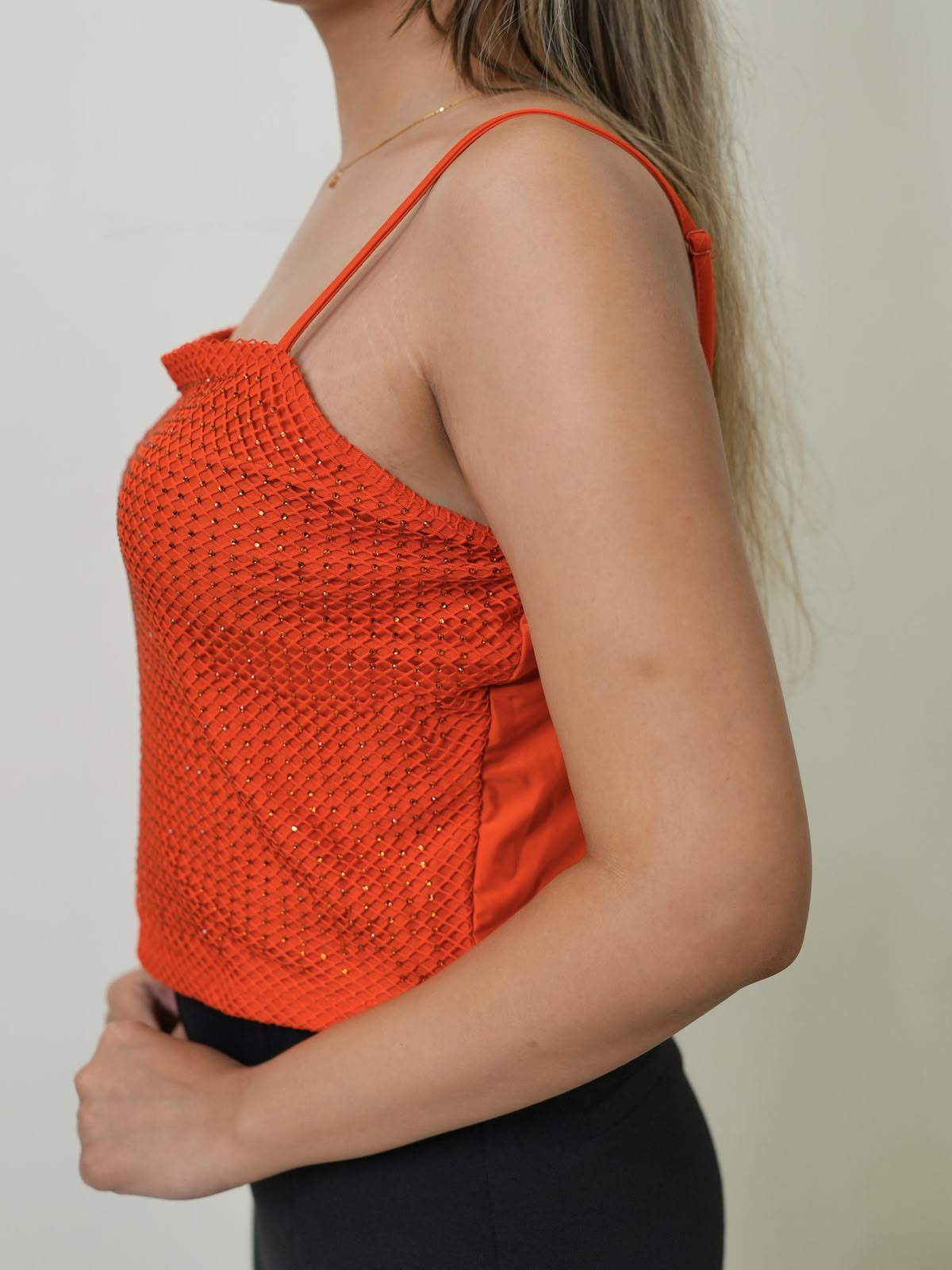 Fiery Mesh Cami Top photo 4